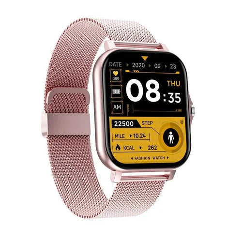 Mandotos Y13 Smart Watch with pedometer, heart rate monitor, Bluetooth call capability, and fitness tracking features.