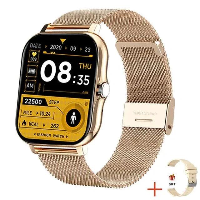 Mandotos Y13 Smart Watch with pedometer, heart rate monitor, Bluetooth call, digital display, and fitness tracking features.