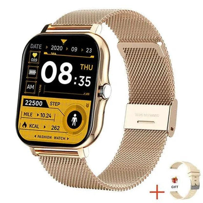 Mandotos Y13 Smart Watch with pedometer, heart rate monitor, Bluetooth call, digital display, and fitness tracking features.