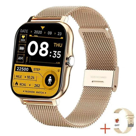 Mandotos Y13 Smart Watch with pedometer, heart rate monitor, Bluetooth call, digital display, and fitness tracking features.