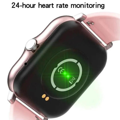 Mandotos Y13 Smart Watch with pedometer, heart rate monitor, Bluetooth call feature, fitness tracking, and sleek black design.
