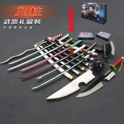 Mandotos Zenitsu Agatsuma katana toy with detailed handle and blade, perfect for fans of Demon Slayer anime characters.