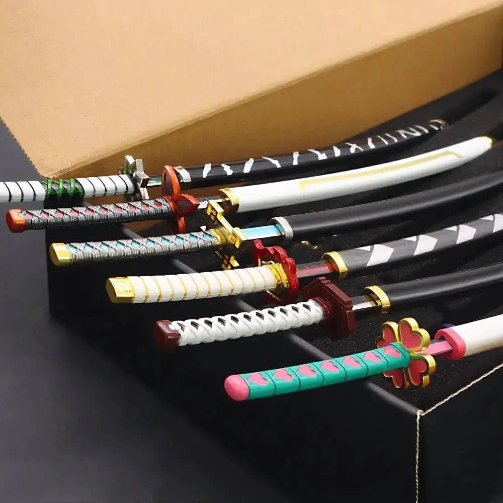 Mandotos Zenitsu Agatsuma Katana toy with detailed blade and handle, perfect for anime fans and collectors.