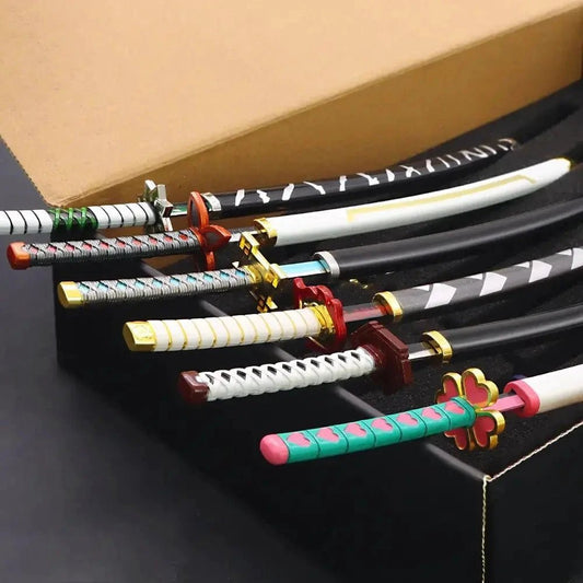 Mandotos Zenitsu Agatsuma Katana toy with detailed blade and handle, perfect for anime fans and collectors.