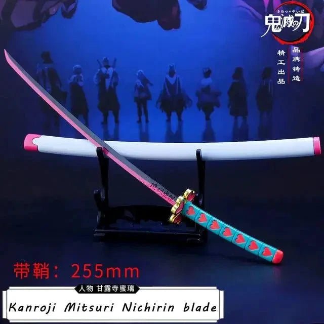Mandotos Zenitsu Agatsuma katana toy with detailed hilt and blade, perfect for anime fans and collectible display.