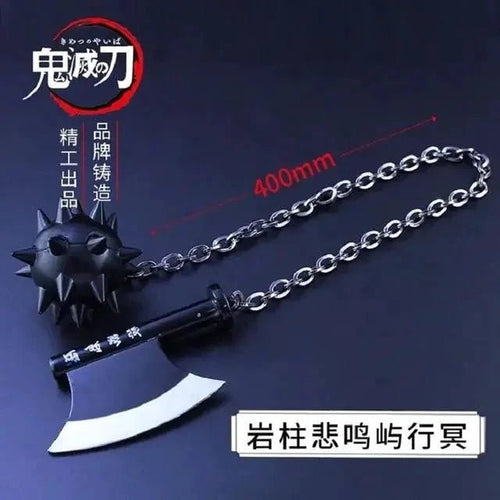 Mandotos Zenitsu Agatsuma katana toy with detailed orange and black design, perfect for collectors and fans of Demon Slayer.