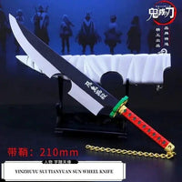 Mandotos Zenitsu Agatsuma katana toy with detailed blade and handle, perfect for cosplay or display.