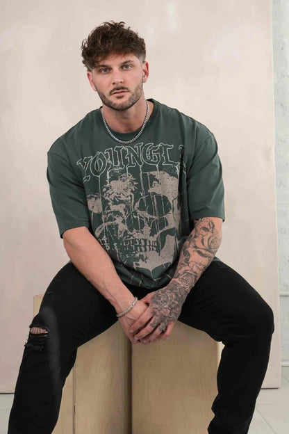 Men T-shirts Summer New Sports Leisure Cotton Round Neck Fashion Loose And Comfortable Clothing Gym Running Shirts man - MANDOTOS