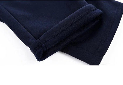 Men's autumn and winter sports set hooded casual cardigan jacket outdoor thickened warm sports shirt+pants two-piece set -