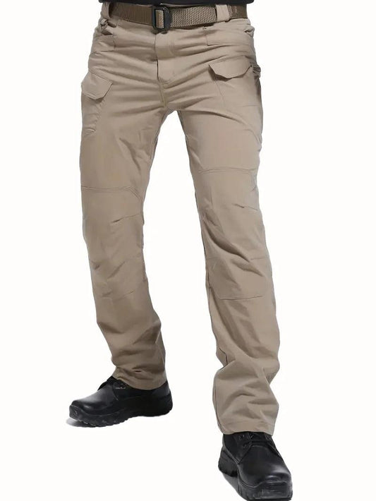Men's Outdoor Multi Functional Tactical Pants, Multi Pocket Outdoor Hiking Sweatpants, Water-repellent, wear-resistant - MANDOTOS