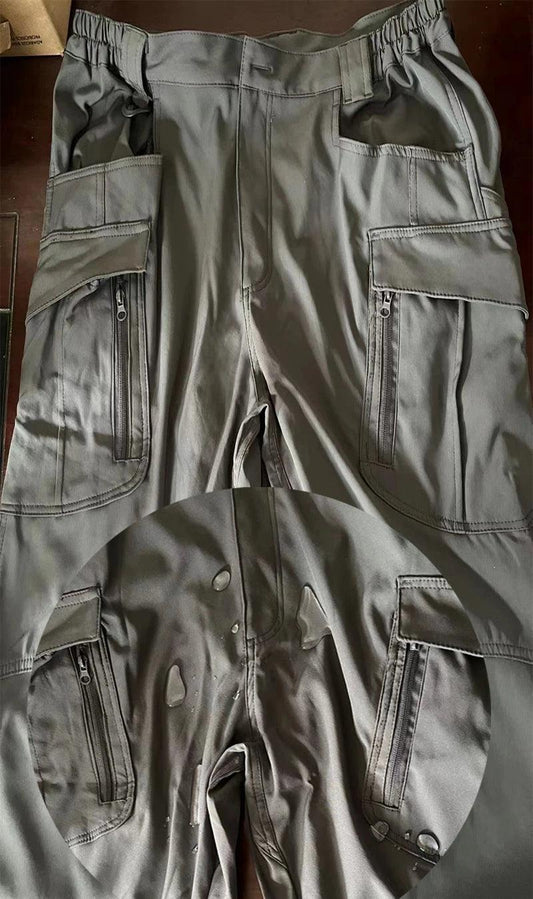 Men's Spring Autumn Tactical Cargo Elastic Pants Combat Trekking Hiking Camping Climbing Run Sport Cycling Work Outdoor Trousers - MANDOTOS