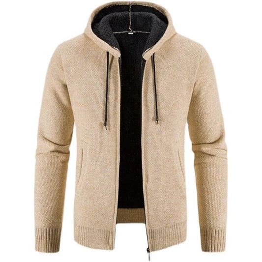 Men's Stylish Fleece Cardigan Jacket - MANDOTOS