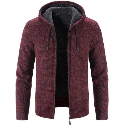 Men's Stylish Fleece Cardigan Jacket - MANDOTOS