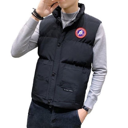 Men's Winter Down Cotton Warm Vest Jacket - MANDOTOS
