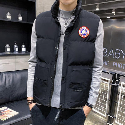 Men's Winter Down Cotton Warm Vest Jacket - MANDOTOS