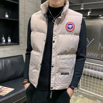Men's Winter Down Cotton Warm Vest Jacket - MANDOTOS