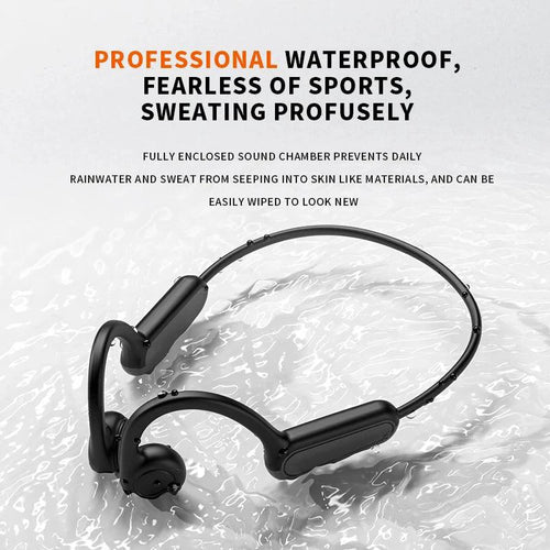 Xiaomi Mijia Bone Conduction Earphones with Bluetooth 5.3, waterproof design, sporty headphones for running and driving.
