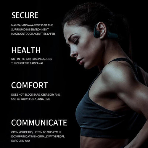 Xiaomi Mijia Bone Conduction Earphones with Bluetooth 5.3, waterproof design, suitable for running and driving, sports headphones.