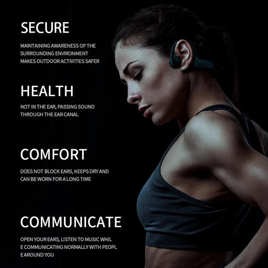 Xiaomi Mijia Bone Conduction Earphones with Bluetooth 5.3, waterproof design, suitable for running and driving, sports headphones.