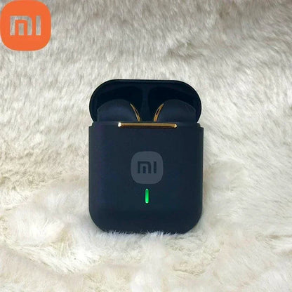 Xiaomi J18 true wireless earbuds with noise cancelling, HiFi stereo sound, microphone, waterproof design, in-ear fit.