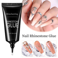 Mandotos 30g nail rhinestone glue gel by Misscheering for 3D nail charms, clear adhesive for nail art and decoration.