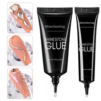 Mandotos 30g Misscheering nail rhinestone glue gel for 3D nail charms, clear adhesive for nail art and decoration.