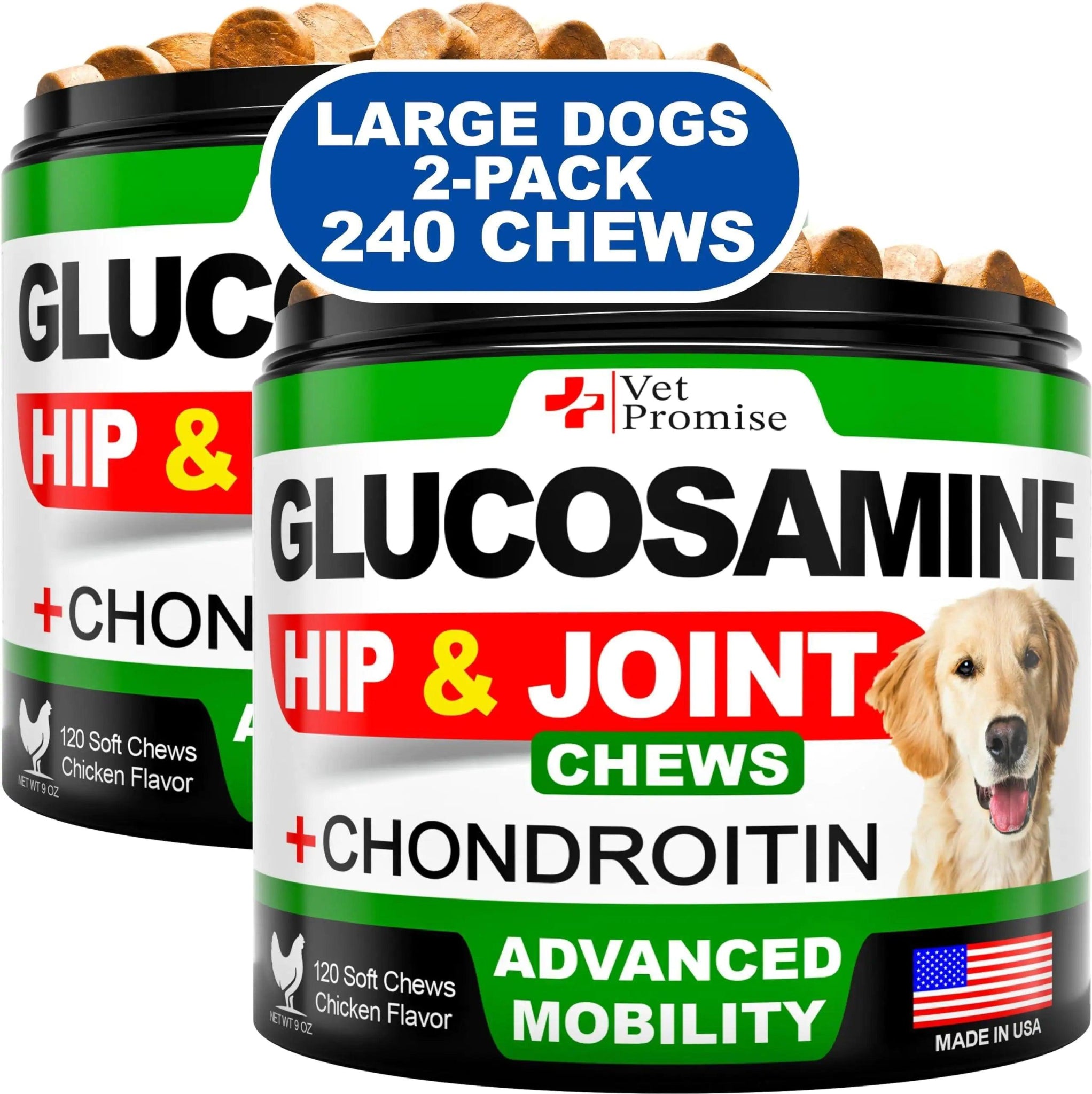 Mobility Max Dog Hip & Joint Care Dual Pack - MANDOTOS