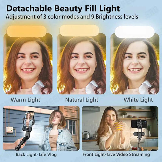 Multi-Function Phone Stabilizer & Bluetooth Light - MANDOTOS