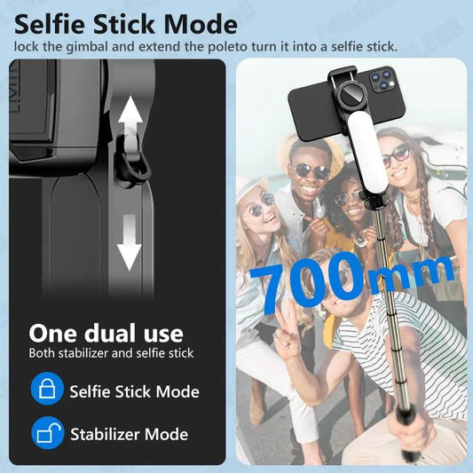 Multi-Function Phone Stabilizer & Bluetooth Light - MANDOTOS