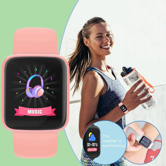 Multifunctional Smart Watch Men Women Bluetooth Connected Phone Music Fitness Sports Bracelet Sleep Monitor Y68 Smartwatch D20 - MANDOTOS