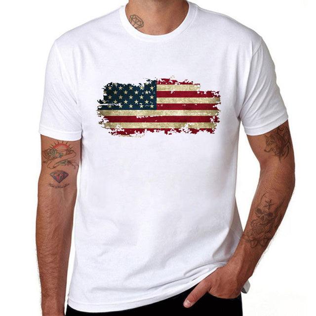 National Flag Mens T Shirts Short Sleeve - MANDOTOS