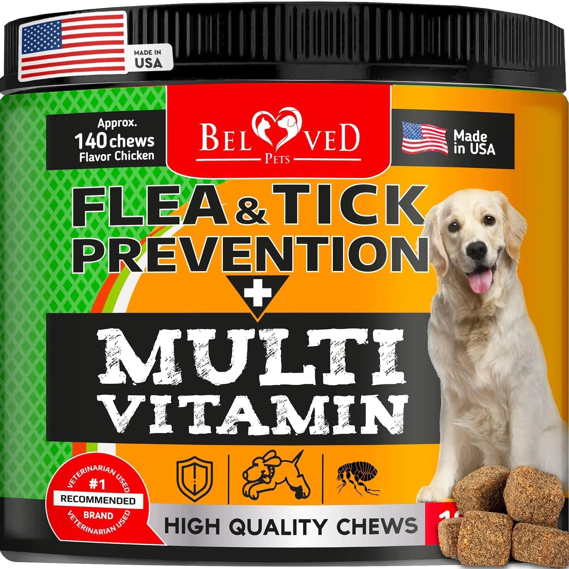 Natural Flea & Tick Defense Chews for Dogs - MANDOTOS