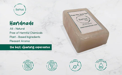 NatureBuddy Handcrafted Pet Soap, Oat 5.8 oz - MANDOTOS
