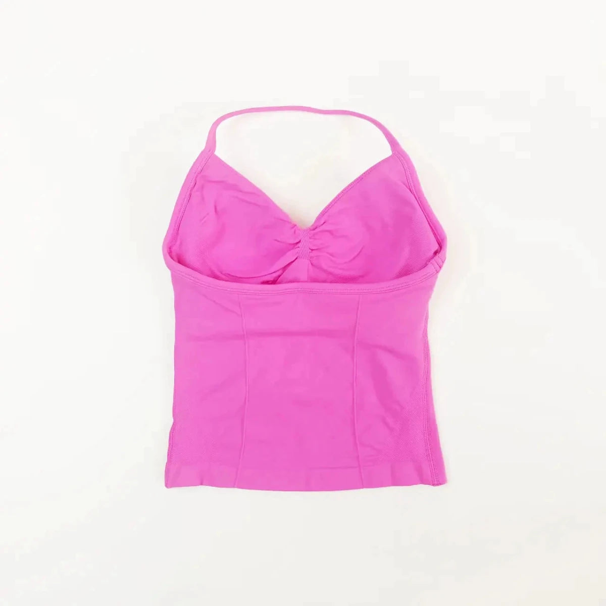 NCLAGEN Impact longline strappy women's yoga vest with open back, fitness tank top, suitable for gym, running, and workout sessions.