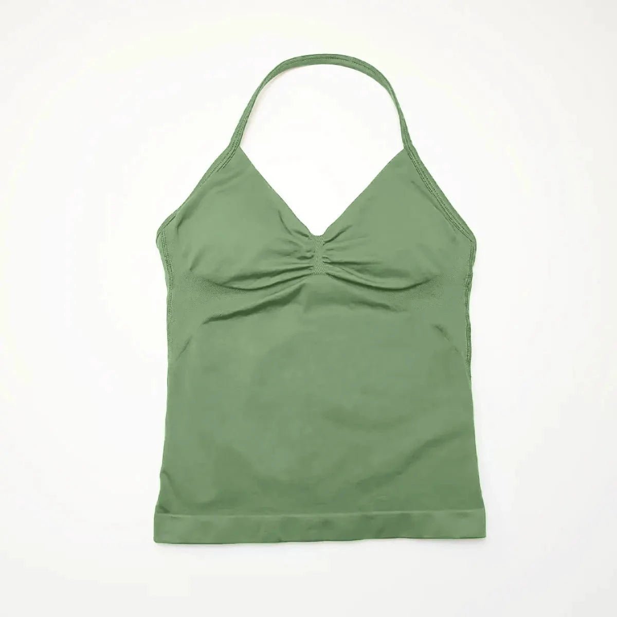 NCLAGEN Impact longline strappy sports yoga vest for women, open-back gym tank top ideal for running and workout sessions