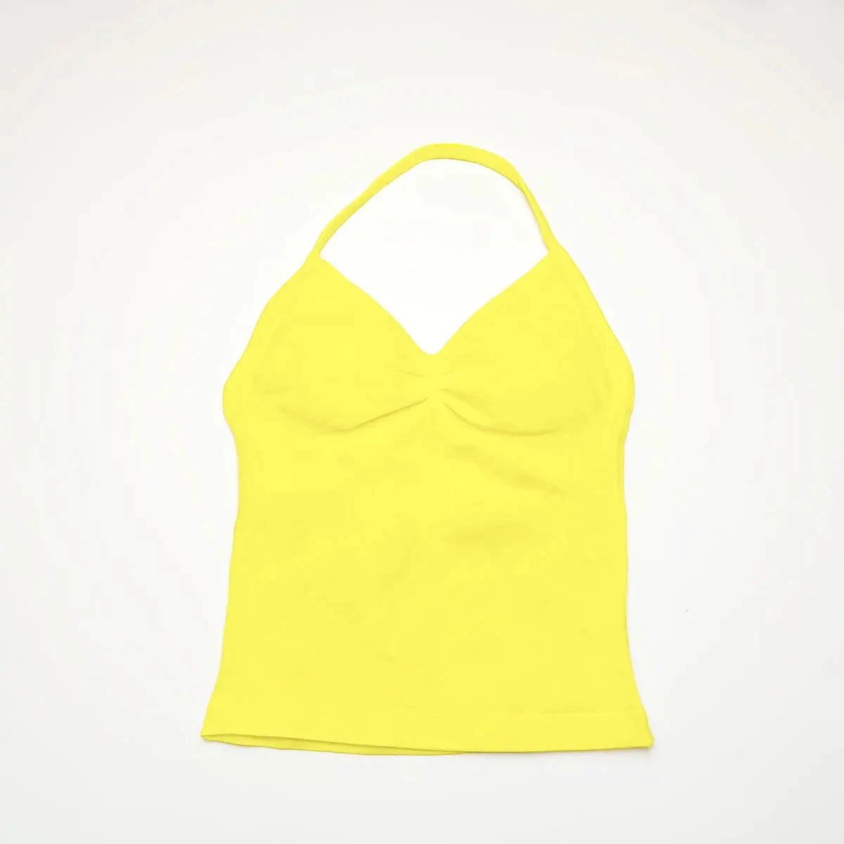 NCLAGEN Impact longline strappy sports yoga vest for women with open back design, ideal for running, gym, and workout sessions.