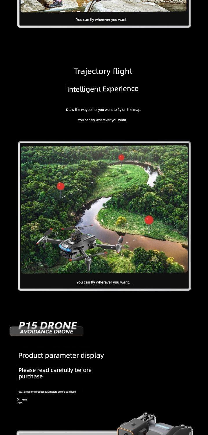 New Arrival Outdoor Drone for Aerial Photography HD Professional Remote Control Aircraft Elementary School Student Small Aircraft Kids Helicopter - MANDOTOS