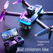 New Arrival Outdoor Drone for Aerial Photography HD Professional Remote Control Aircraft Elementary School Student Small Aircraft Kids Helicopter - MANDOTOS