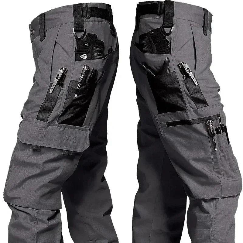 New Tactical Work Pants Men Outdoor Cargo Trousers Multi-pocket Waterproof Pant Autumn Spring Outdoor Workwear Hiking Trousers - MANDOTOS