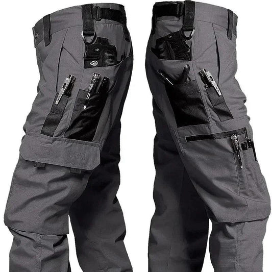 New Tactical Work Pants Men Outdoor Cargo Trousers Multi-pocket Waterproof Pant Autumn Spring Outdoor Workwear Hiking Trousers - MANDOTOS