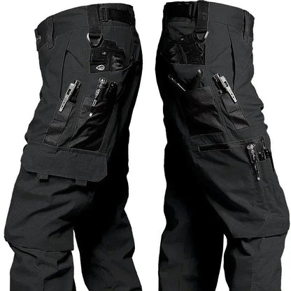New Tactical Work Pants Men Outdoor Cargo Trousers Multi-pocket Waterproof Pant Autumn Spring Outdoor Workwear Hiking Trousers - MANDOTOS