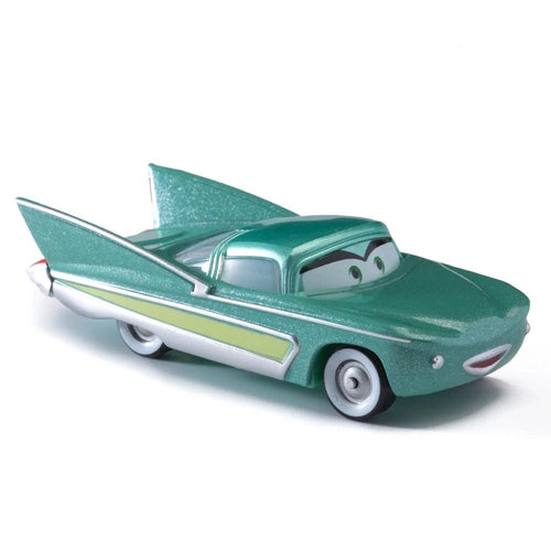 Disney Pixar Cars 1:55 metal diecast toy car set featuring Lightning McQueen, Mater, Jackson Storm, and The King.