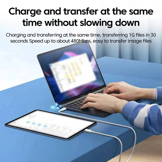 NNBILI 3-pack universal 120W fast charging cables with dual Type-C connectors for iPhone 15/16, Samsung, Huawei devices.