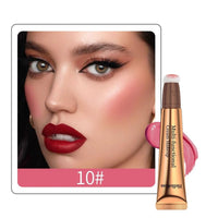 Highlight shading pen with liquid contour formula and sponge head for precise highlighting and contouring in makeup application.