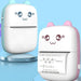 Portable mini Bluetooth WiFi label printer for mobile phones, ideal for notes, photos, and quick printing on the go.