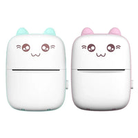 Portable mini Bluetooth WiFi printer for mobile phones, ideal for photos, notes, labels, and quick printing on the go.