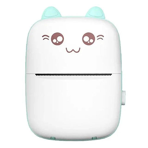 Portable mini Bluetooth WiFi printer for mobile phones, ideal for photos, notes, labels, and pocket printing.