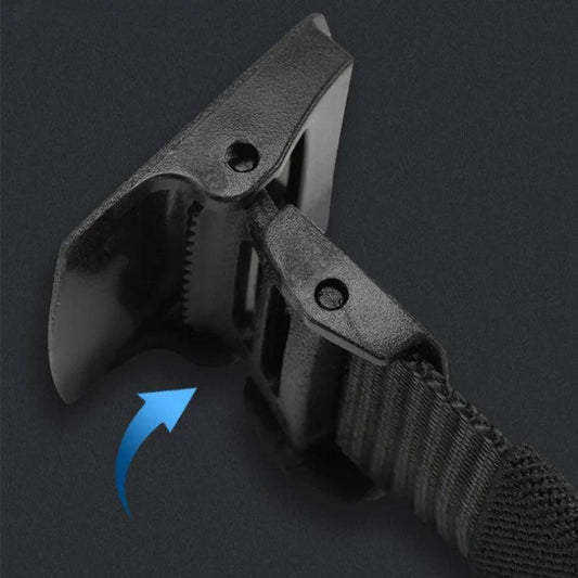 Nylon Military Tactical Men Belt 2 Pack Webbing Canvas Outdoor Web Belt with Plastic Buckle gift for Men - MANDOTOS