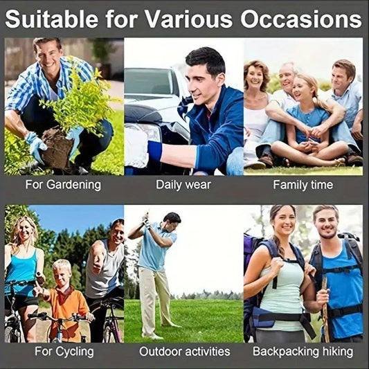 Nylon Military Tactical Men Belt 2 Pack Webbing Canvas Outdoor Web Belt with Plastic Buckle gift for Men - MANDOTOS