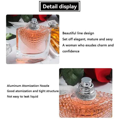 Original 75ml Women Perfume True Love Rose Fragrance Lasting Perfume Fresh Natural Romantic Temperament Perfume - MANDOTOS